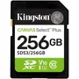 SECURE DIGITAL HC 256 GB CANVAS SELECT PLUS GEN3 CLASE10 KINGSTON